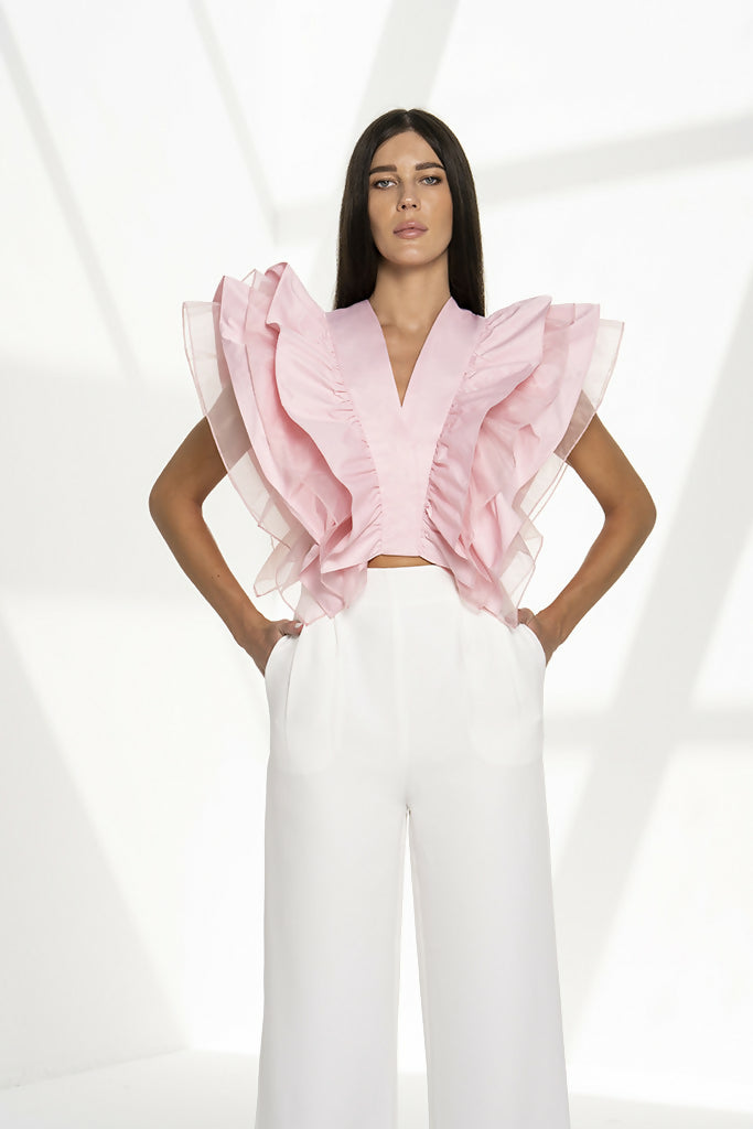 DOUBLE FLARY ASYMMETRY TOP
