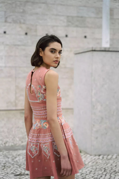Amara Short Blush Dress