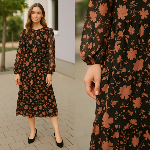 MY PEANUT Ebi Chiffon Dress