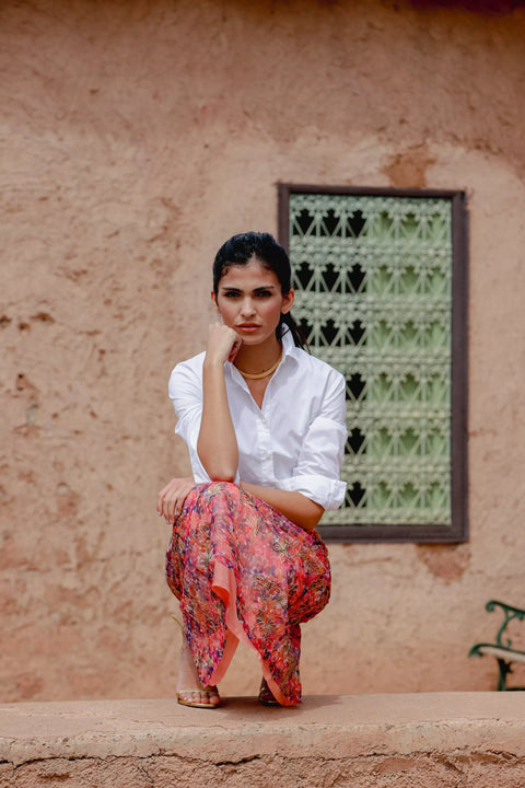 Iris Pencil Maxi Skirt