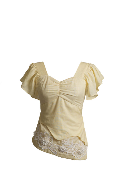 blossom-yellow-top-with-white-lace