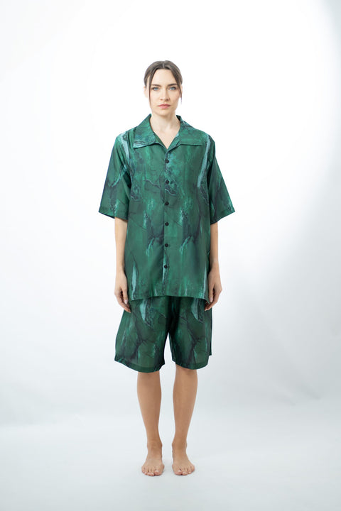 LA PERLE BLEUE Shorts Green