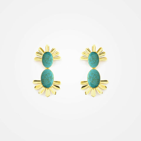 Sunburst Turquoise Ring