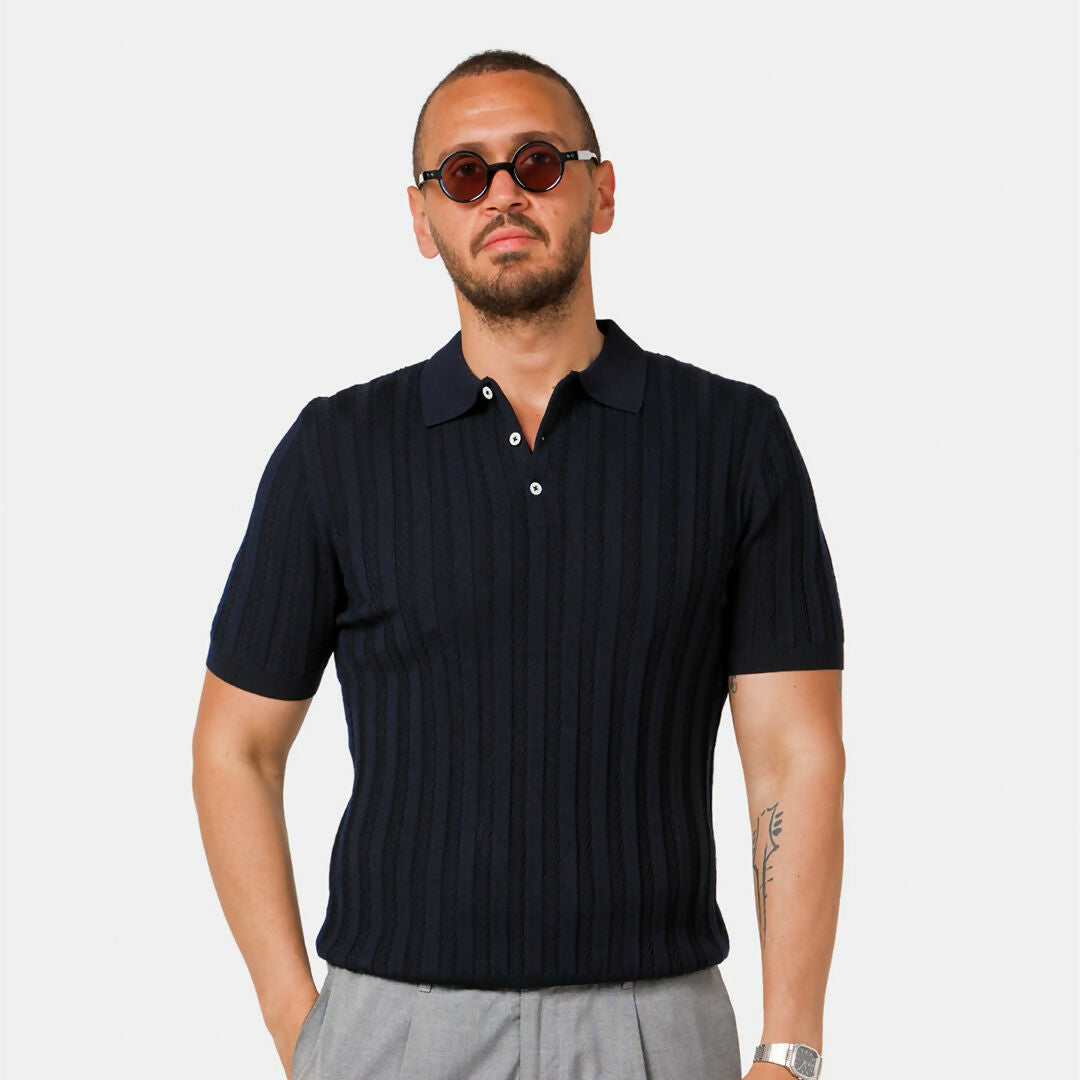 Midnight Weave Polo