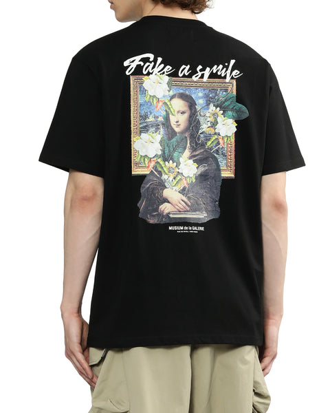 Mona Lisa Graphic T-shirt in Black