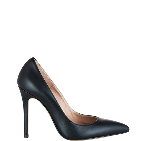 Magnolia in Black Nappa high heels