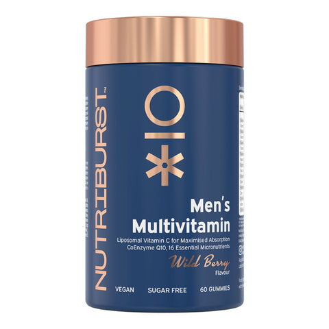 Nutri Burst Men’s Multivitamin - Wild Berry Flavor (60 Gummies) - Food Supplement