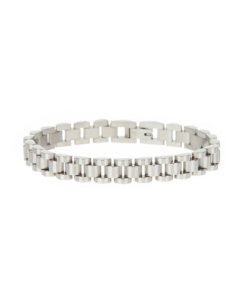 Timepiece Bracelet- Silver