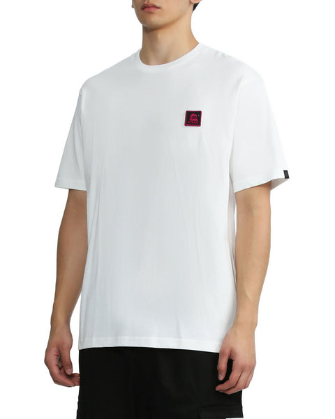 Back Logo White T-shirt in Cotton Jersey