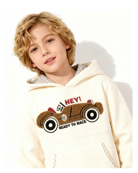 BOMBILI Boys 2-piece set (sweat, pants) - Camel