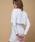 GracefulDresswithjacketTweedwhite