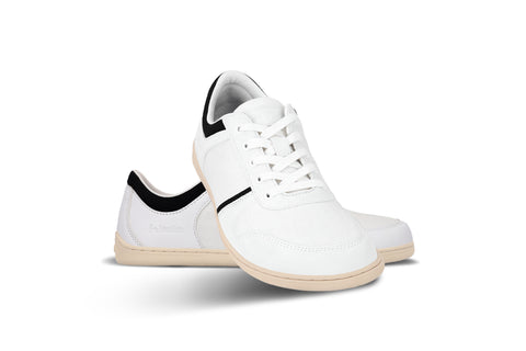 Barefoot Sneakers - Be Lenka Echo - White . Black Vegan