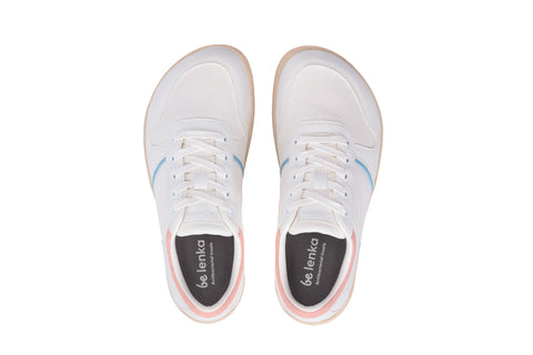 Barefoot Sneakers - Be Lenka Echo - White . Cotton Candy Vegan