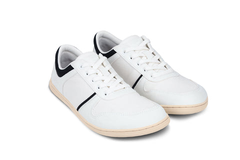 Barefoot Sneakers - Be Lenka Echo - White . Black Vegan