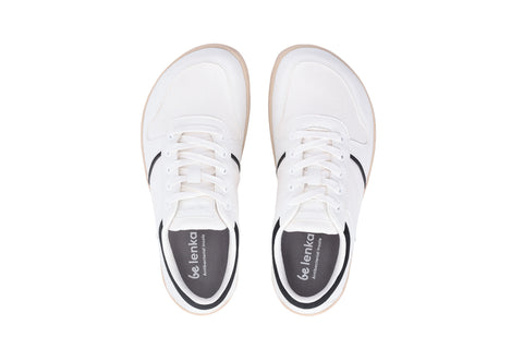 Barefoot Sneakers - Be Lenka Echo - White . Black Vegan