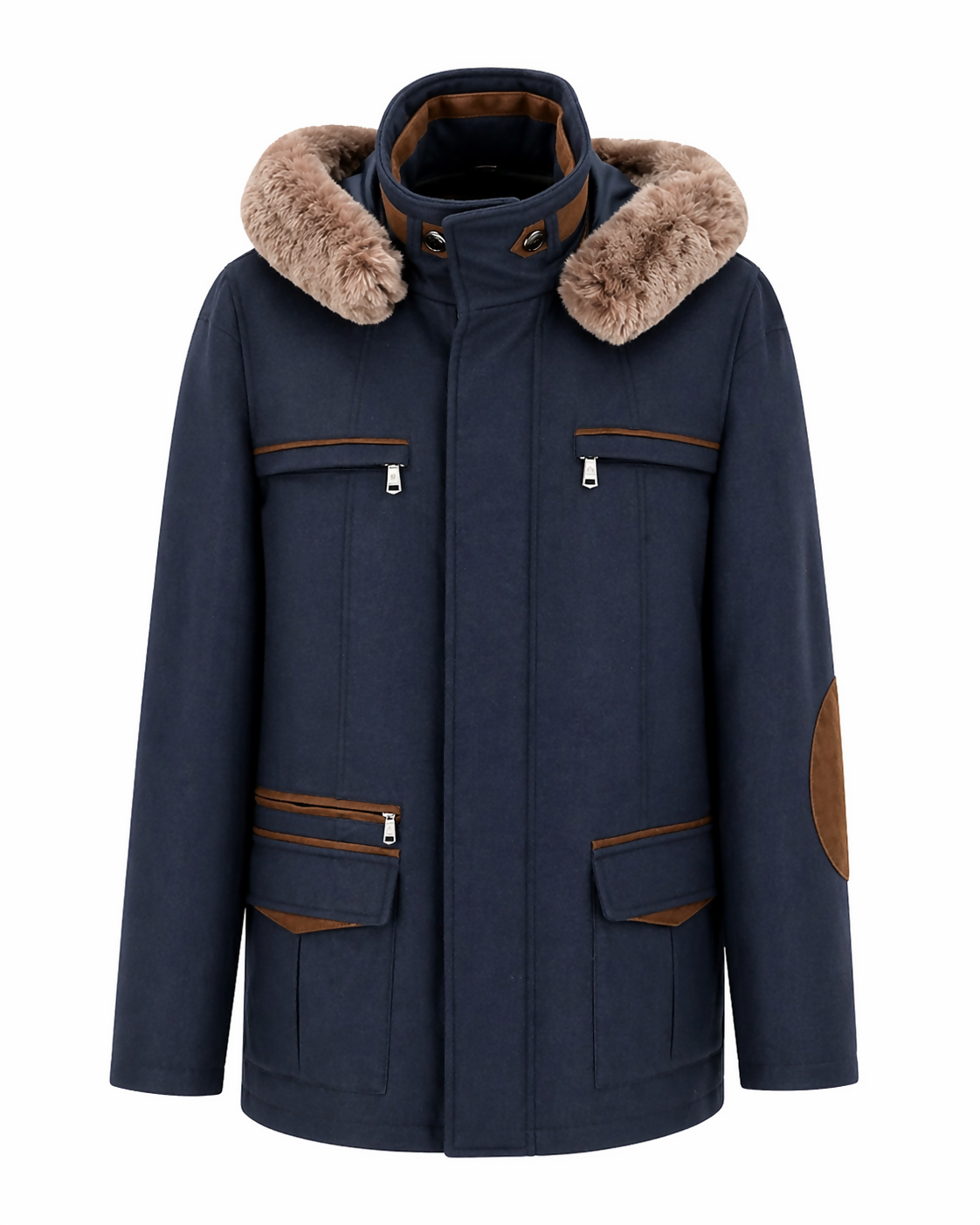 made of 100% Cashmere Wool Navy