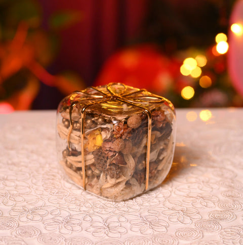 Glass Cube Decor Piece