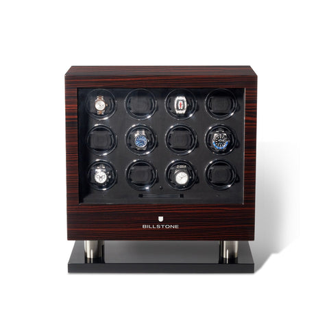 Enigma 12 Horizon Fingerprint Ebony – Watch Winder