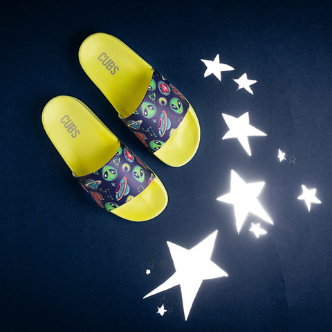 Neon Yellow Space Aliens
