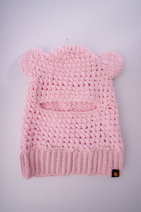 Blush Bear Balaclava