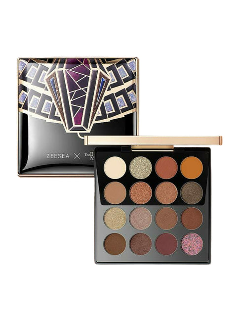 ZEESEA X THE BRITISH MUSEUM Enchanting Egypt Eyeshadow Palette 16 Shades - #04 Cobra
