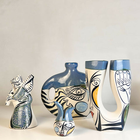 Echoes of Galicia – Abstract Ceramic Vase