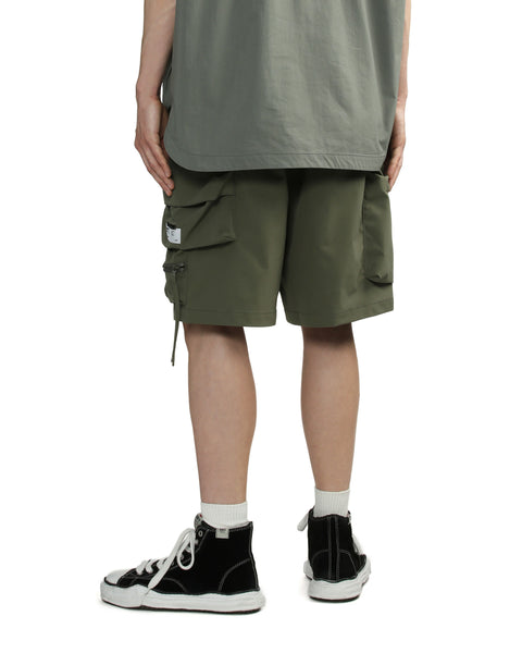 Patch Logo Cargo Shorts in Khaki