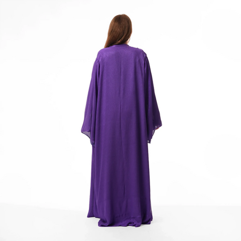 Purple abaya