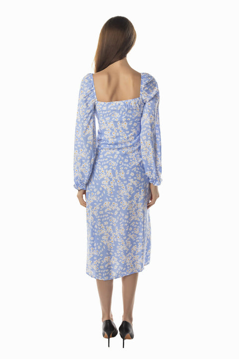 MY PEANUT Paris Floral Dress in Navy