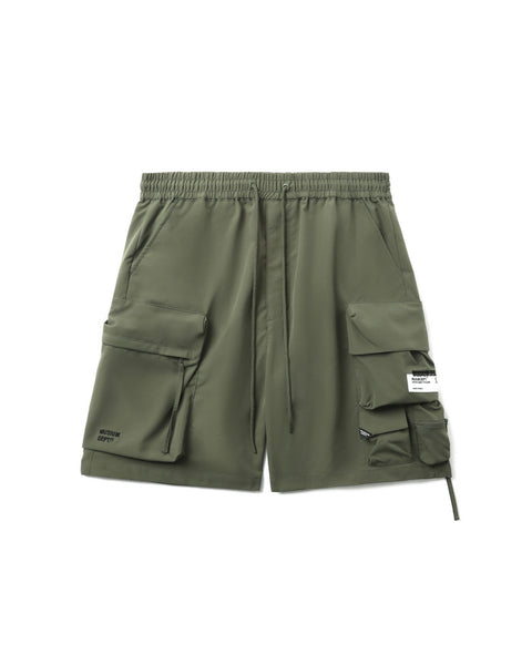 Patch Logo Cargo Shorts in Khaki