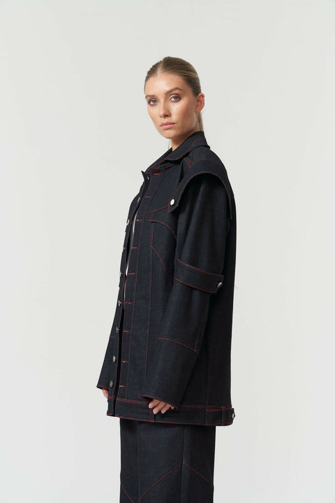 Davidson Oversized Strappy Jacket