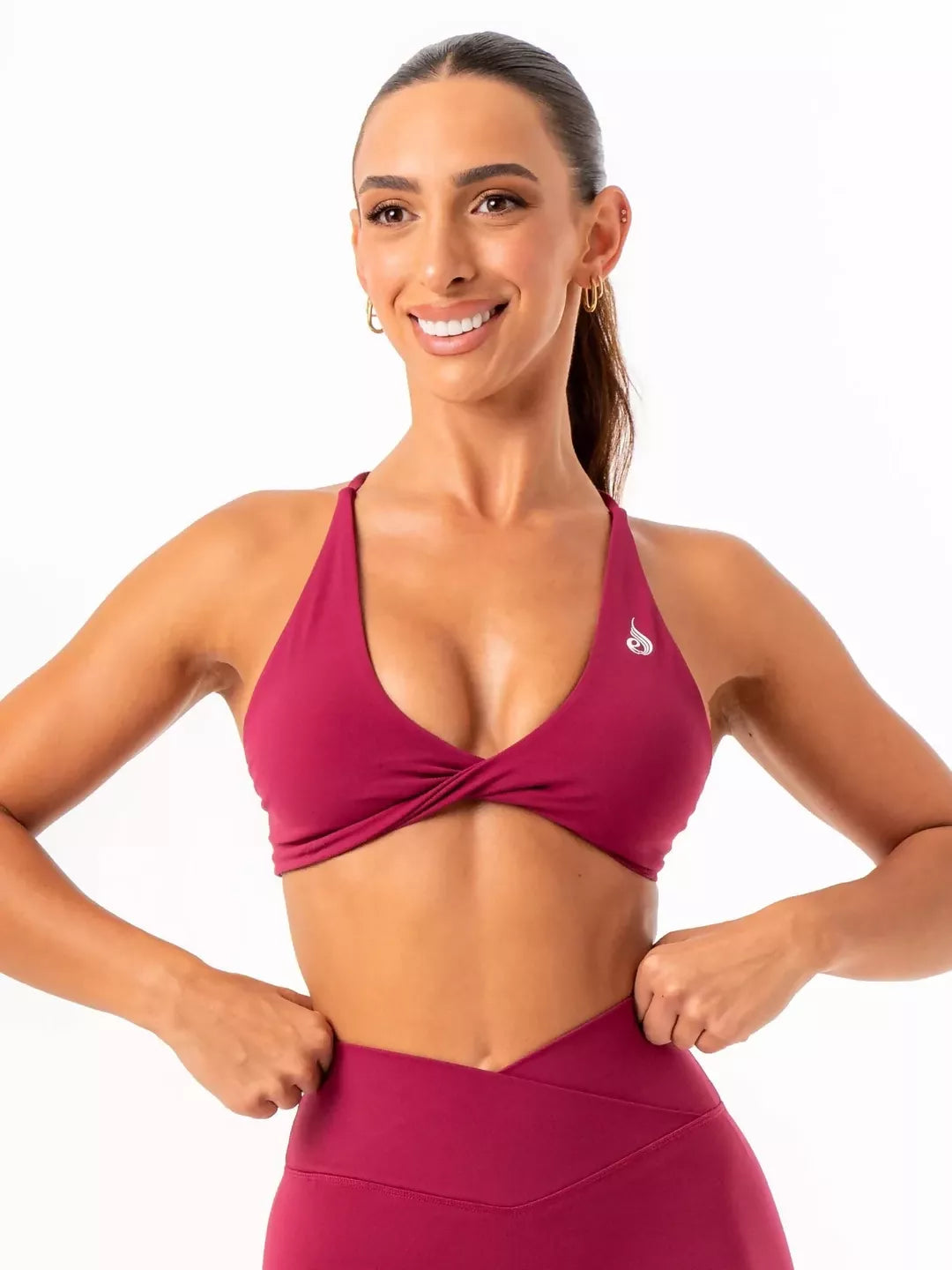 Ryderwear NKD Twist Bra Wine