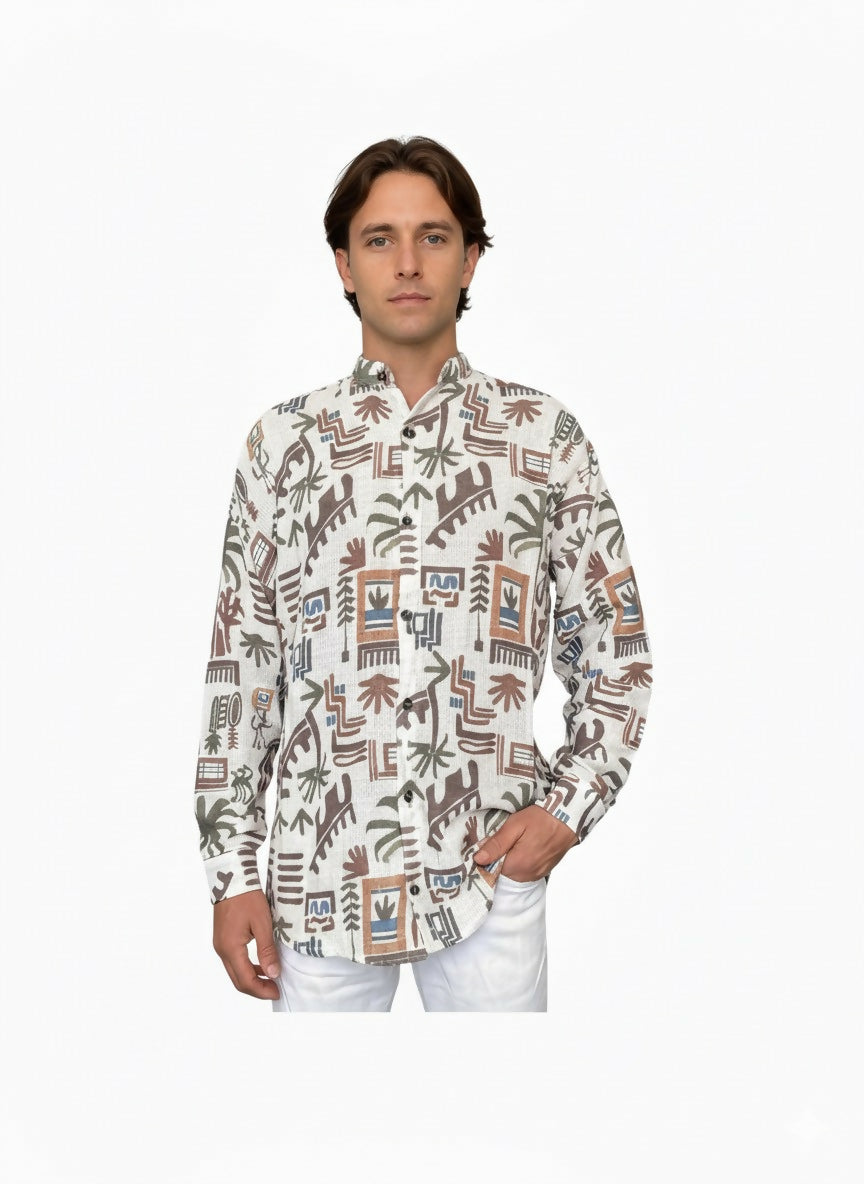 Boheme Linen Shirt - Multi