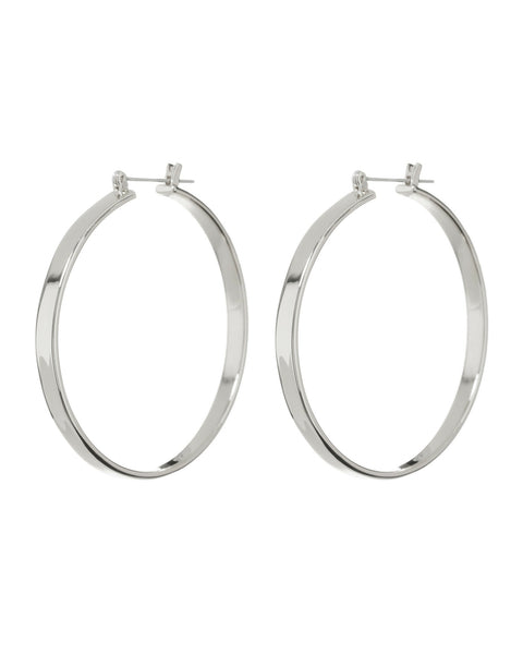 XL Celine Hoops- Silver