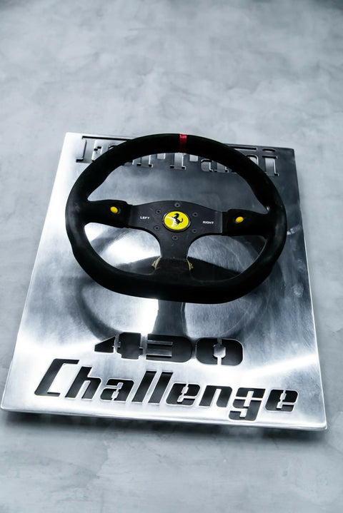 Ferrari 430 Challenge Steering Wheel – Wall Art Edition