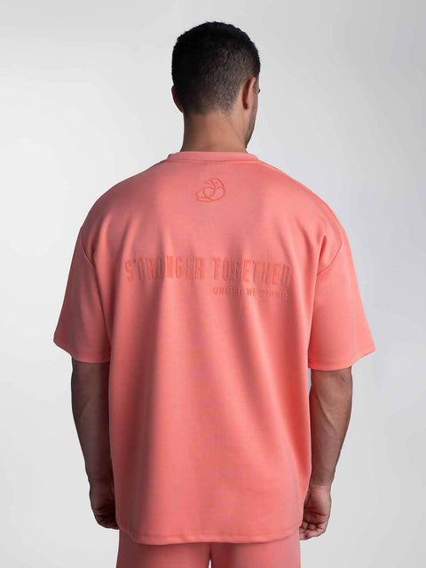 Rayon Oversized Adult Soft Tshirt Peach