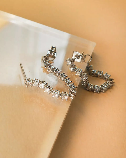 Ballier Chain Studs- Silver