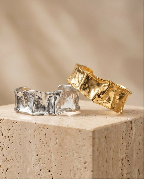 Celestia Cuff Gold Handmade Bracelet