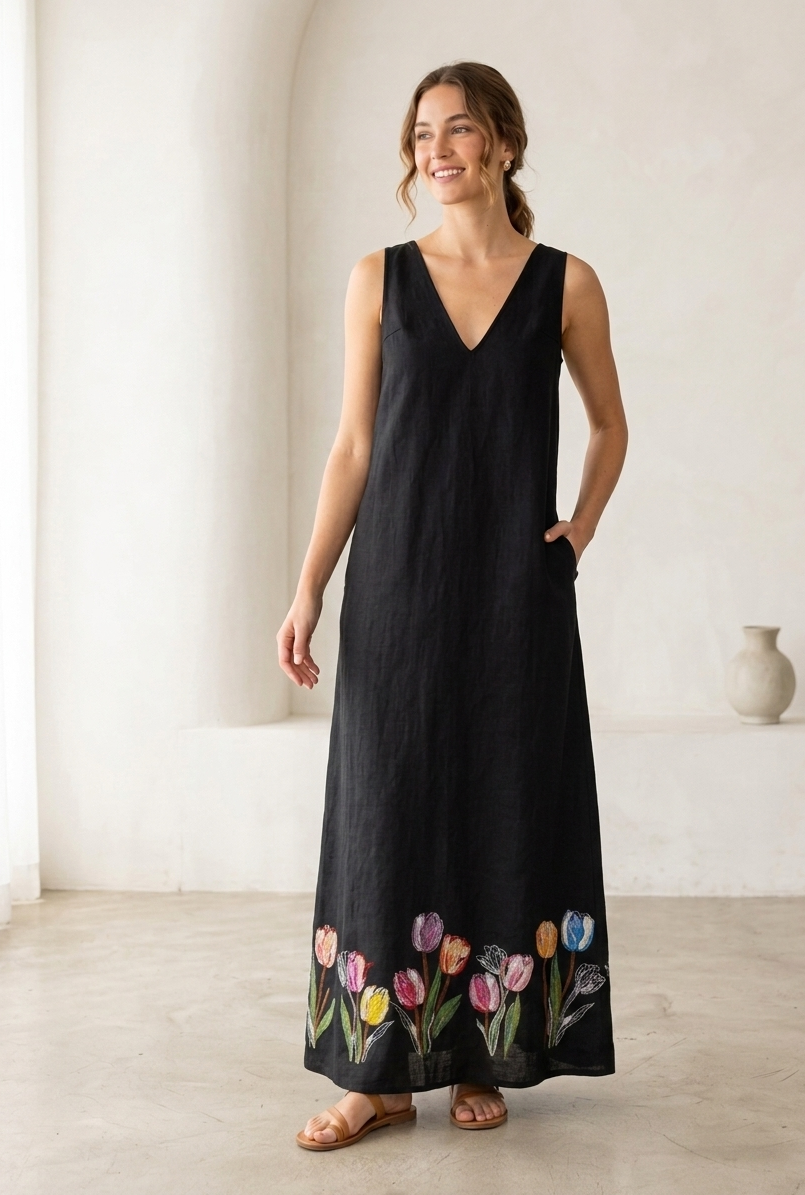 Dress With Tulips