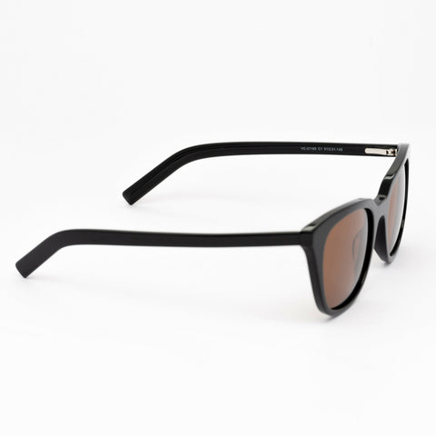 Diva Sunglasses | Black Frames & Brown Lenses