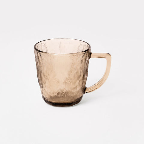 Asymetric Glass Coffee Mug