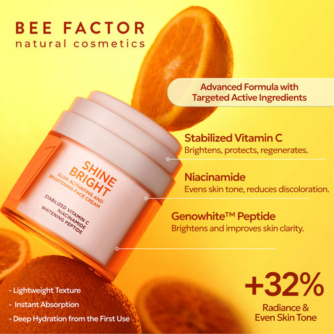 SHINE BRIGHT™ | Shine Activating & Tone Improving Face Cream 50ml