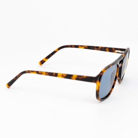 Savant Sunglasses | Brown Frames & Blue Lenses