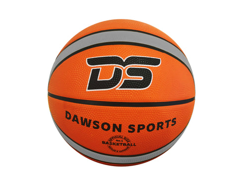 Rubber basketball size 6