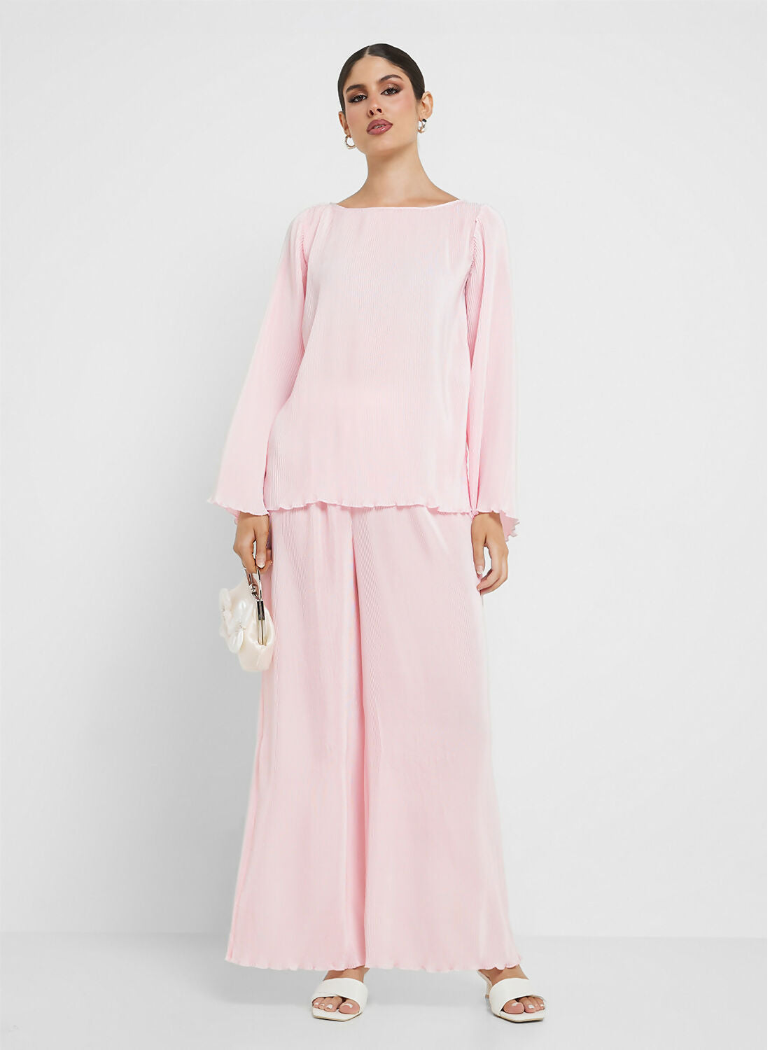 SOFT PLEATED PANTS