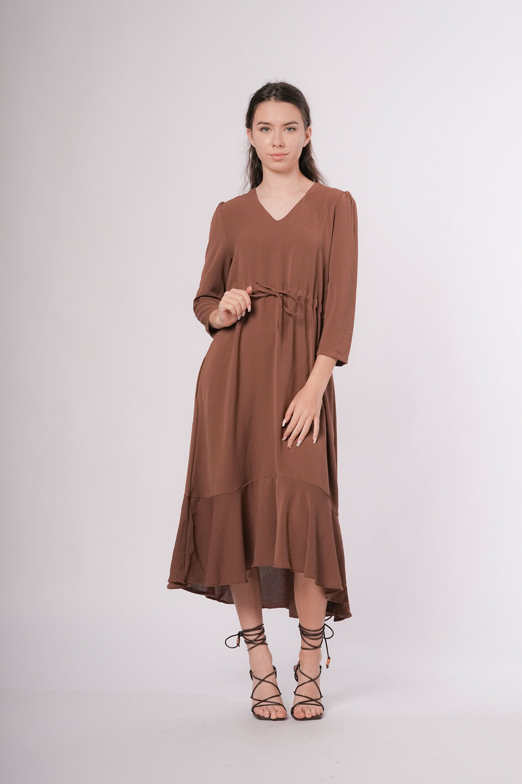 MY PEANUT Aysel Mocha Dress