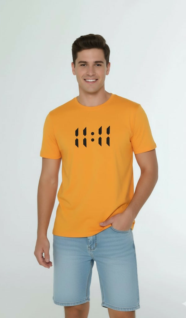 ROUND NECK LOGO PRINT COTTON TSHIRT