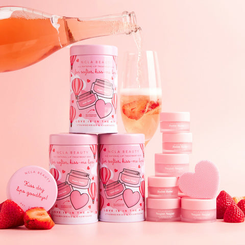 NCLA Beauty Love is in the Air Lip Care Set + Lip Scrubber