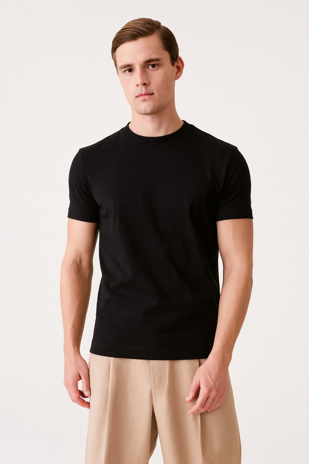 Essential Black Cotton T-Shirt