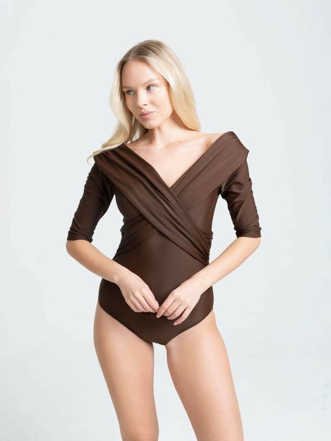 Layal Glossy Chocolate Brown